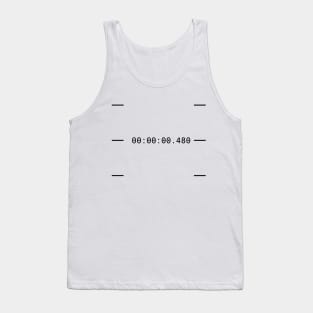 Video Record Timer Tank Top